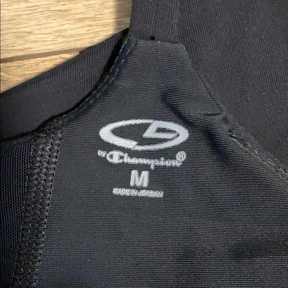 Black Champion Workout Tank w/ Built-In Bra, M - Picture 7 of 8